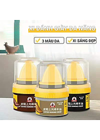 Xi Đánh Bóng Giày Da Làm Bóng Nhanh Đồ Da, Xi Kem Dưỡng Da Có Đầu Mút Hỗ Trợ - HÀNG CHÍNH HÃNG MINIIN
