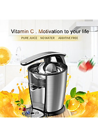 Máy vắt cam cao cấp thương hiệu Canmax CJ-186 - Chất liệu: Inox 304 - Dung tích: 1000ml - Công suất: 120W - Hàng Nhập Khẩu