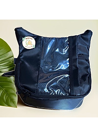 Túi treo đầu xe máy vải bố, túi ghi đông treo đầu xe máy chuyên dụng cho Grap,Goviet, bee, anh em xe ôm công nghệ- HENRYSA