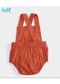 Bộ romper linen lưng chun cho bé trai bé gái Haki BL001, bộ body cho bé, baby bodysuit, set áo liền quần cho bé từ 6-13kg