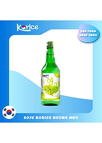 Rượu Soju Korice hương nho xanh 12% 360ml