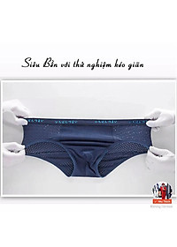Hộp 4 quần lót nam thông hơi - quần sịp nam tam giác đùi - có size lớn MLQ01