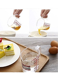 Bộ 02 cốc đo lường chia vạch đa năng Inomata - Nội địa Nhật Bản