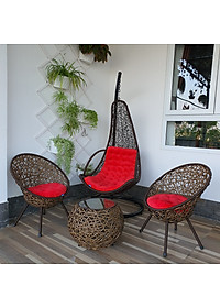 Bộ bàn ghế sân vườn + xích đu N4