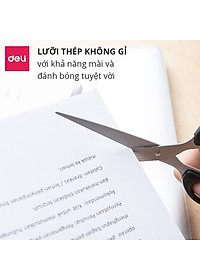 Kéo Văn Phòng 175Mm Deli - Đen/Đỏ - 1 Chiếc - E6009