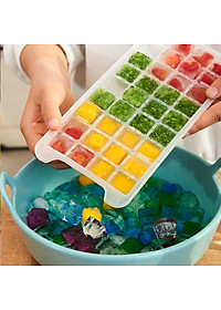 Combo 4 Khay Đá 144 Viên Tặng Kèm Xẻng Và Hộp Đựng Bằng Nhựa Cao Cấp - PaKaSa