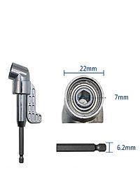 Đầu chuyển hướng mũi tua vít, mũi khoan chuôi lục giác cho khoan pin và khoan điện (33 đầu vặn vít + 1 đầu chuyển hướng loại dài 137mm)