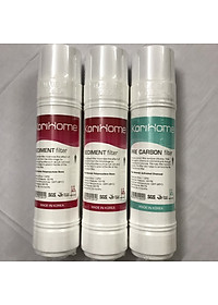Bộ 3 lõi lọc thô Korihome gồm 2 Sediment và 1 Pre carbon - Hàng chính Hãng