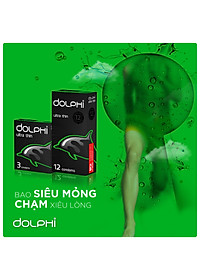 Bao Cao Su Dolphi Ultra Thin (Hộp 3 bao)
