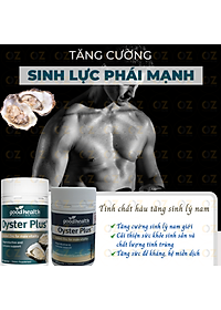 Tinh chất hàu tăng cường sinh lý nam Goodhealth Oyster Plus New Zealand giúp tăng sinh lực, tăng sức khỏe sinh sản, tăng sức đề kháng-OZ Slim Store