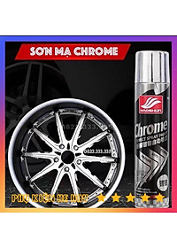 Sơn mạ chrome bạc sáng bóng sơn la zăng mâm ô tô xe hơi, sơn kim loại, bình xịt sơn ngoài trời chống rỉ