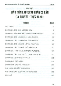 GIÁO TRÌNH AUTOCAD - PHẦN CƠ BẢN (Lý Thuyết - Thực hành) (Dùng cho các phiên bản Autocad 2023, 2022, 2021) (Tái bản lần 1)
