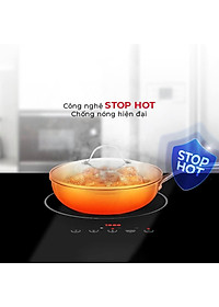 Chảo Inox 304 Cao Cấp 3 Lớp Đáy Liền Elmich Trimax kèm vung kính - Hàng chính hãng