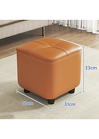 Ghế đôn sofa da simili cao cấp phong cách hiện đại thương hiệu IGA - GC16