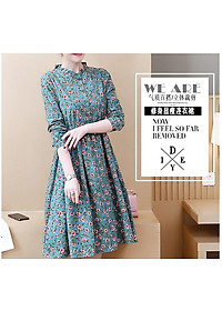 ĐẦM BẦU VÁY BẦU BÔNG CÔNG SỞ SƠ MI ,3 MÀU