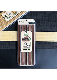  Đũa Gỗ Mộc Hương Cao Cấp - Gỗ Tự Nhiên - Đánh Bóng Thủ Công - Không Ẩm Mốc - Vỉ 10 đôi 