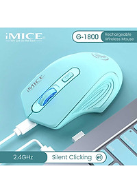 Chuột gaming không dây bluetooth sạc pin HXSJ G-1800 cho game thủ chơi game chuyên nghiệp kết nối Wireless 2.4G - Hàng chính hãng