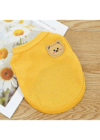 ÁO THUN BA LỖ THÔNG HƠI CHO THÚ CƯNG CHÓ MÈO