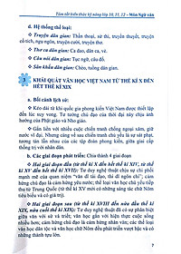 Sách Tóm Tắt Kiến Thức - Kĩ Năng Lớp 10 - 11 - 12 Môn ngữ Văn Chuẩn Bị Cho Kì Thi THPT Quốc Gia