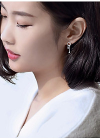 Bông tai hạt đá