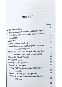 Hiến Pháp Nước Cộng Hoà Xã Hội Chủ Nghĩa Việt Nam Năm 2013 ( Sửa Đổi, Bổ Sung Năm 2025)