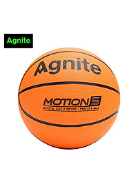 Bóng rổ cao su Agnite cỡ số 5 - Thể thao vận động tập luyện thi đấu trong nhà và ngoài trời - Phù hợp cho cả trẻ em - Màu cam - Hàng chĩnh hãng - F1102