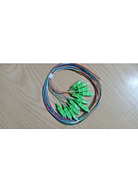 Combo 12 sợi  nối quang Pigtail SC/APC Single mode, Simplex,1.5M, 0.9mm. Hàng nhập khẩu 