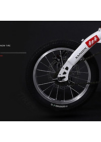 Xe đạp thể thao gấp gọn khung cacbon siêu nhẹ Sanhippo_ Xe đạp điều chỉnh độ cao cho trẻ em và người lớn có trợ lực
