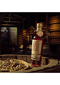Đặc Sản Bình Thuận  - Thùng 6 Chai Nước Mắm Tĩn Nhãn Đỏ Độ Đạm 40N Tự Nhiên Chai 500Ml Nước Mắm Rin Nguyên Chất Truyền Thống Sạch Từ Cá Cơm Than Muối Tinh Khiết Sánh Đặc Thịt Cá Không Chất Bảo Quản - Ocop 4 Sao
