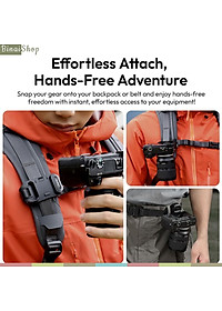 Ulanzi UKA07 - Bộ Kẹp Balo Máy Ảnh GoPro Tháo Nhanh, Bền Nhẹ 94g, Chịu Tải 10kg, Tương Thích Uka & F38 - Hàng Chính Hãng