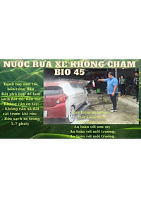 COMBO NƯỚC RỬA XE KHÔNG CHẠM BIO 45-1L VÀ BÓNG LỐP BLACKBRILL -1L
