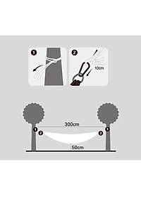 Võng Naturehike cắm trại du lịch dã ngoại võng dù xếp gọn đơn đôi Campoutvn A200