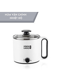 Nồi lẩu điện mini đa năng Lebenlang LBEC0808 1500ml - Hàng chính hãng
