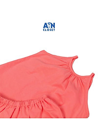 Bộ quần áo ngắn bé gái Hồng sữa sát nách thun cotton - AICDBGTWUZIR - AIN Closet