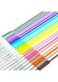 Hộp 20 Bút Lông Màu Pastel Rửa Được Washable Fiber Pen - Colokit SWM-C008