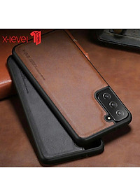 Ốp lưng cho Samsung Galaxy S24 Fe , S25 FE , S21 FE , S23 FE hiệu X-Level da PU chống sốc chống bám bẩn chống vân tay,  siêu bền - hàng nhập khẩu
