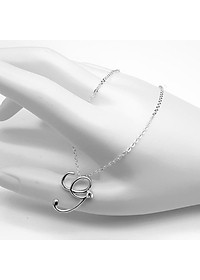  Dây Chuyền Nữ Bạc Hiểu Minh CC001.G chữ G bạc ta