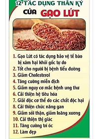Gạo Lứt Huyết Rồng Dân Tộc Rang Nguyên Chất MẸ KEN 1Ký - TRÀ GẠO LỨT, GẠO LỨT RANG MẸ KEN
