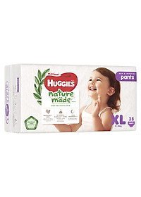 Combo 3 Tã Quần Siêu Cao Cấp Huggies Platinum Nature Made XL38 (38 Miếng)