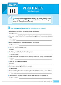 Bài Tập Viết Lại Câu Tiếng Anh ( Ôn Thi Vào Lớp 10 Và 10 Chuyên )