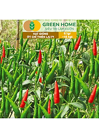 Hạt Giống Ớt Chỉ Thiên Greenhome, Gói 1gr, Sai Trái, Siêu Cay, Dễ Trồng Quanh Năm, Nảy Mầm Cao, Thu Hoạch Nhanh G10