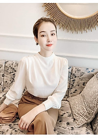 ÁO SƠ MI SANG TRỌNG ĐÍNH VAI CƯỜM