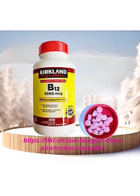 Viên uống tăng cường trí não  Vitamin B12 5000mcg , Chai 300 Viên,của Mỹ