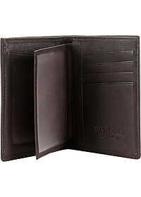 Ví Nam Kiểu Đứng Sọc Ngang Huy Hoàng HT2140 (12.5 x 10 cm) - Nâu