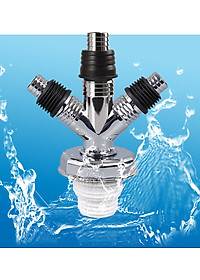 Bộ thoát nước máy giặt, thoát nước thải, nước thoát sàn nhà tắm, vệ sinh kiêm chống mùi hôi, ngăn côn trùng trào ngược – Bộ chia 3, MIHOCO 312