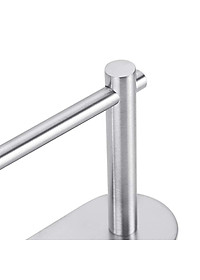 Móc treo cuộn giấy dài khăn tắm inox 304 mẫu dán Hobby home decor G10