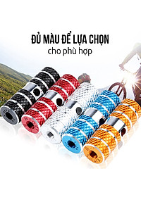 Bộ 2 Ty Gác Chân Sau Xe Đạp Chất Liệu Nhôm (đường kính lỗ 1cm) cho xe đạp MTB, xe địa hình chống trượt, chắc chắn Mai Lee