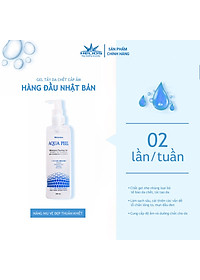 Natureine AQUA PEEL Moisture Peeling Gel - Chai 200ml - Gel tẩy tế bào da chết, cấp ẩm Nhật Bản - Chính Hãng 