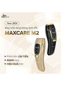 Máy Triệt Lông Băng Lạnh TRẺ HÓA DA IPL Maxcare M2 Bản Cao Cấp Tích Hợp Cảm Biến Da, Năng Lượng 19J Tăng 35% Hiệu Quả