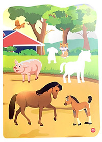 Sticker Dán Hình Thông Minh - Thế Giới Động Vật - Trong Trang Trại